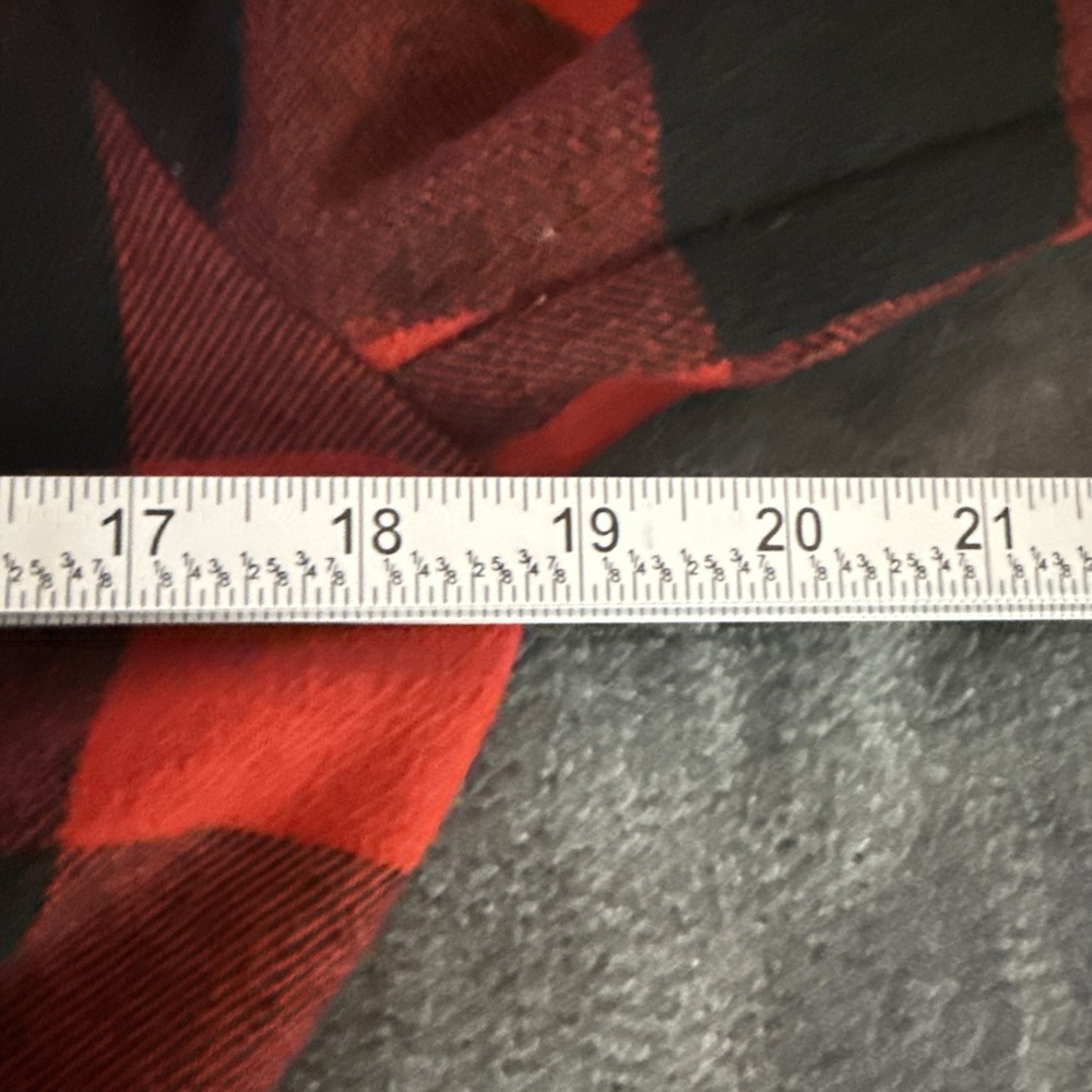 Vintage‎ Bongo Women's sz M Red Black Plaid Belted Gothic Grunge Punk Y2K - Picture 12 of 14